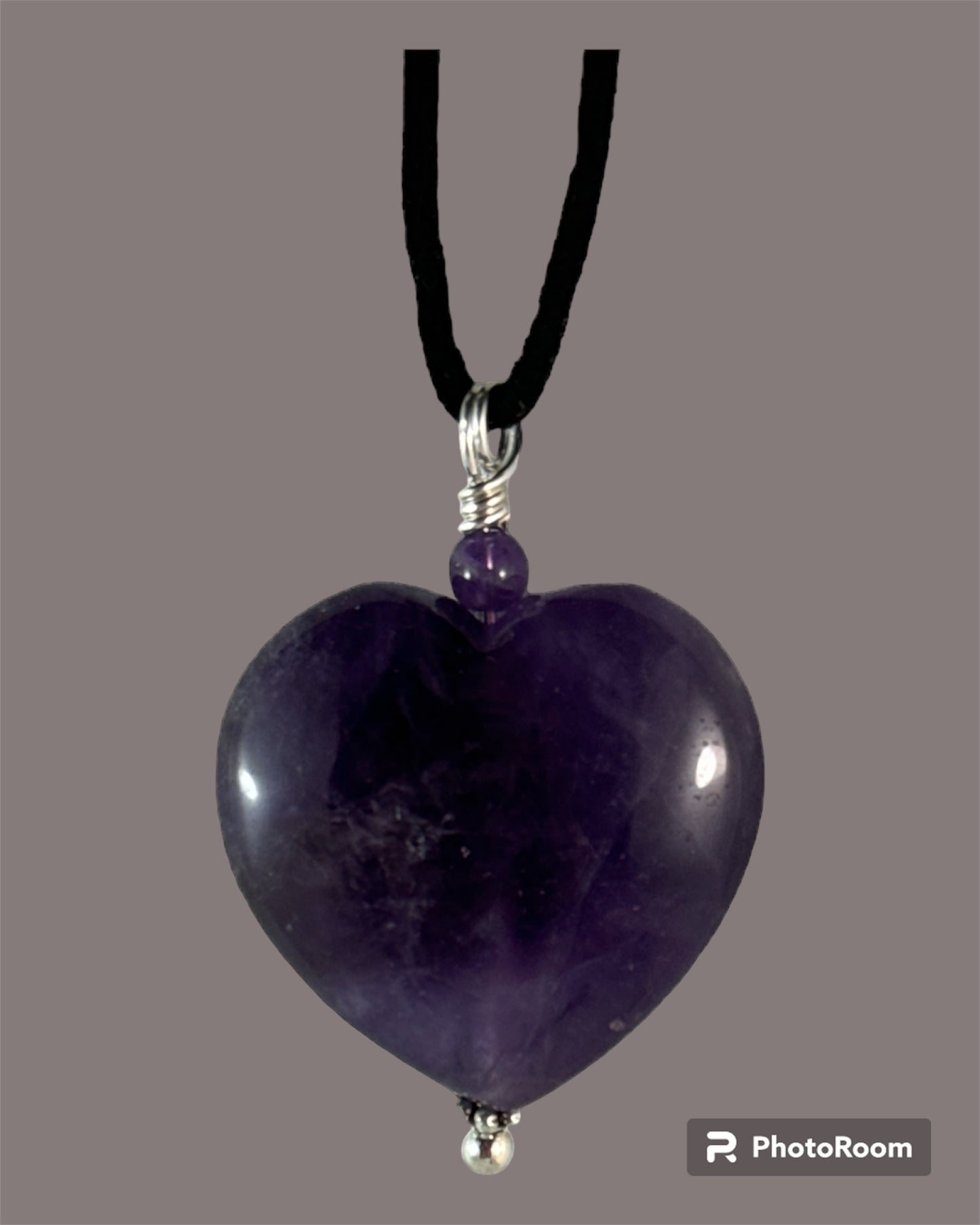 Amethyst Heart pendant