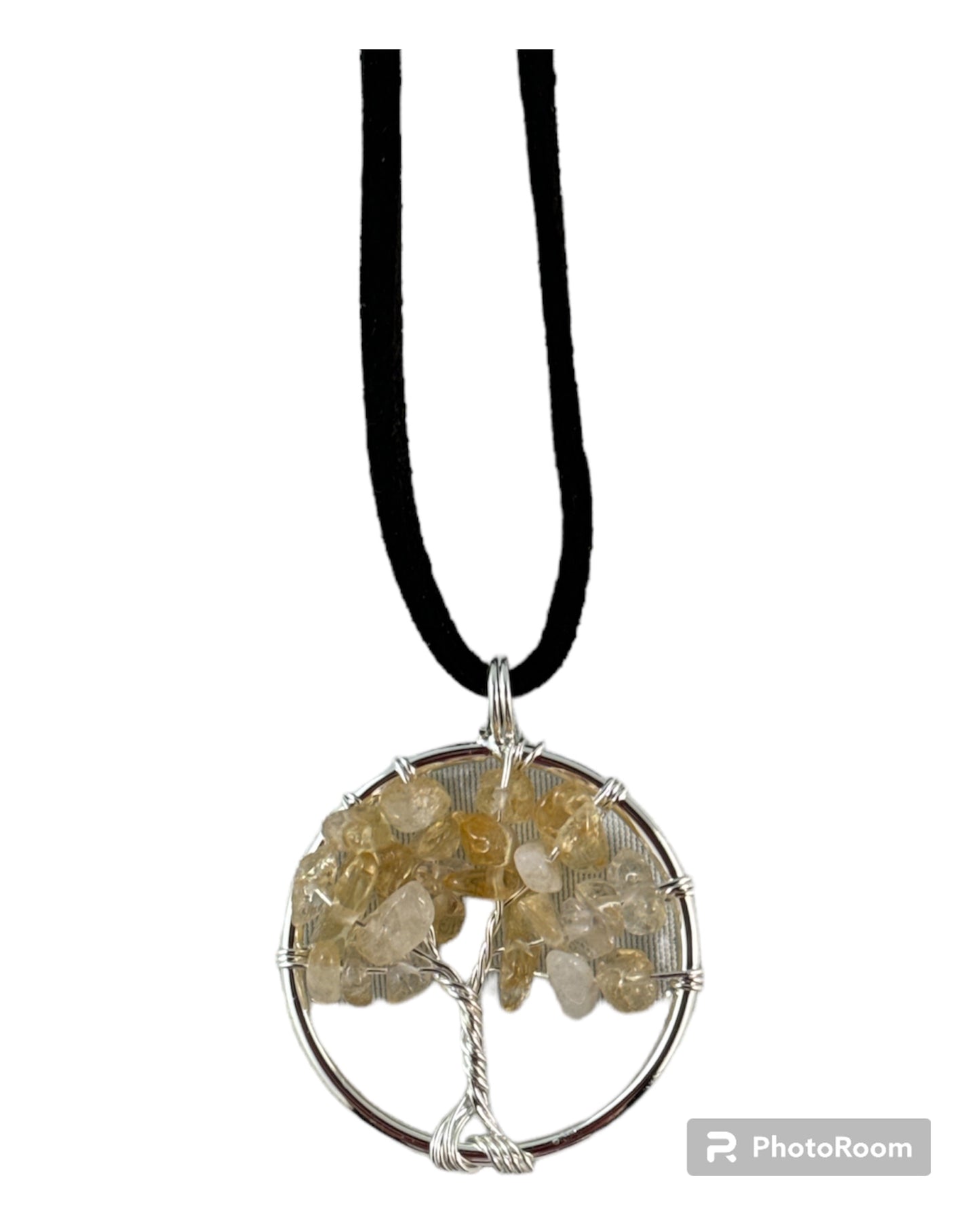 Citrine pendant (Tree of Life)