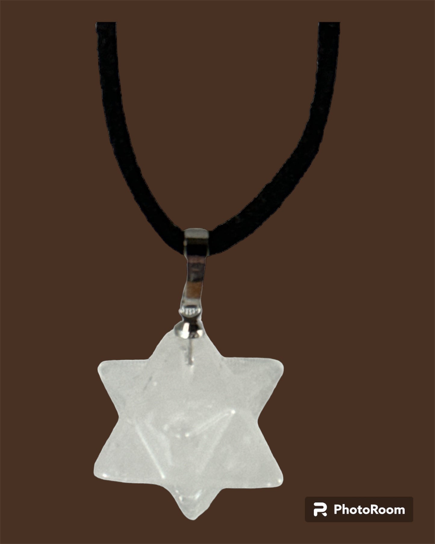 Clear Quartz Merkabas pendant
