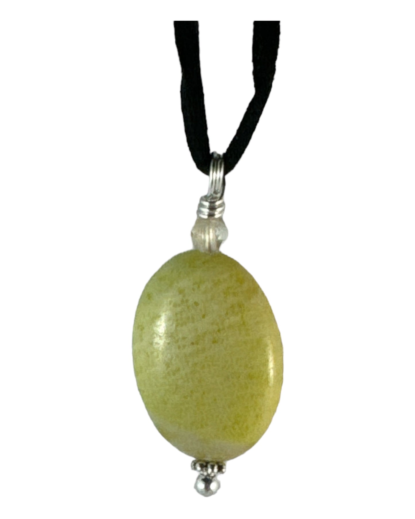 Lemon Jasper pendant (Oval)