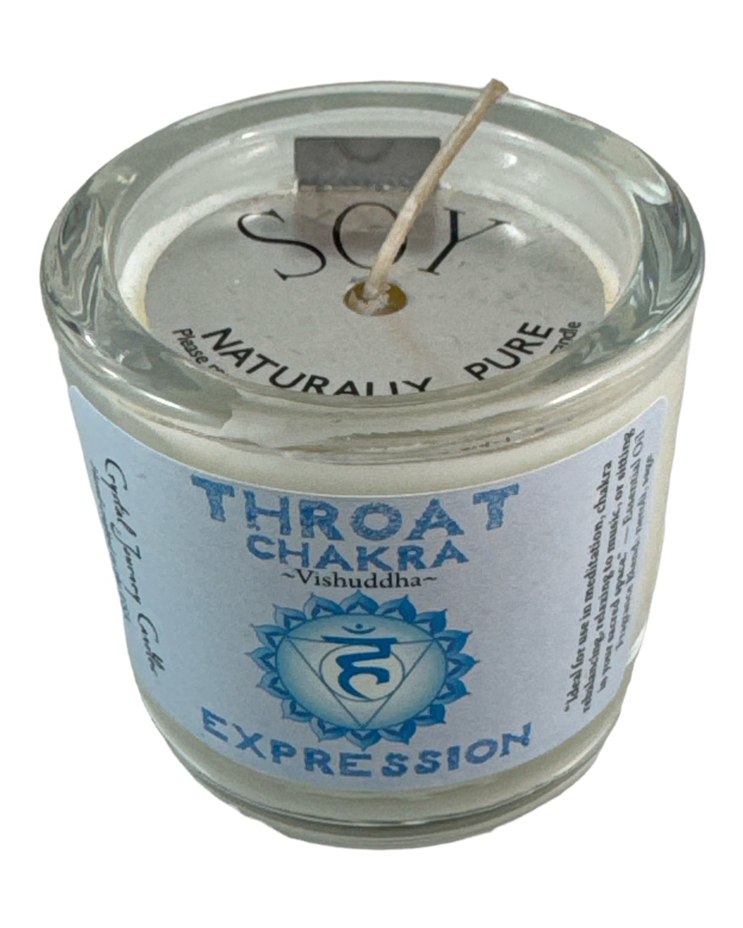 Throat Chakra Soy Wax Candle