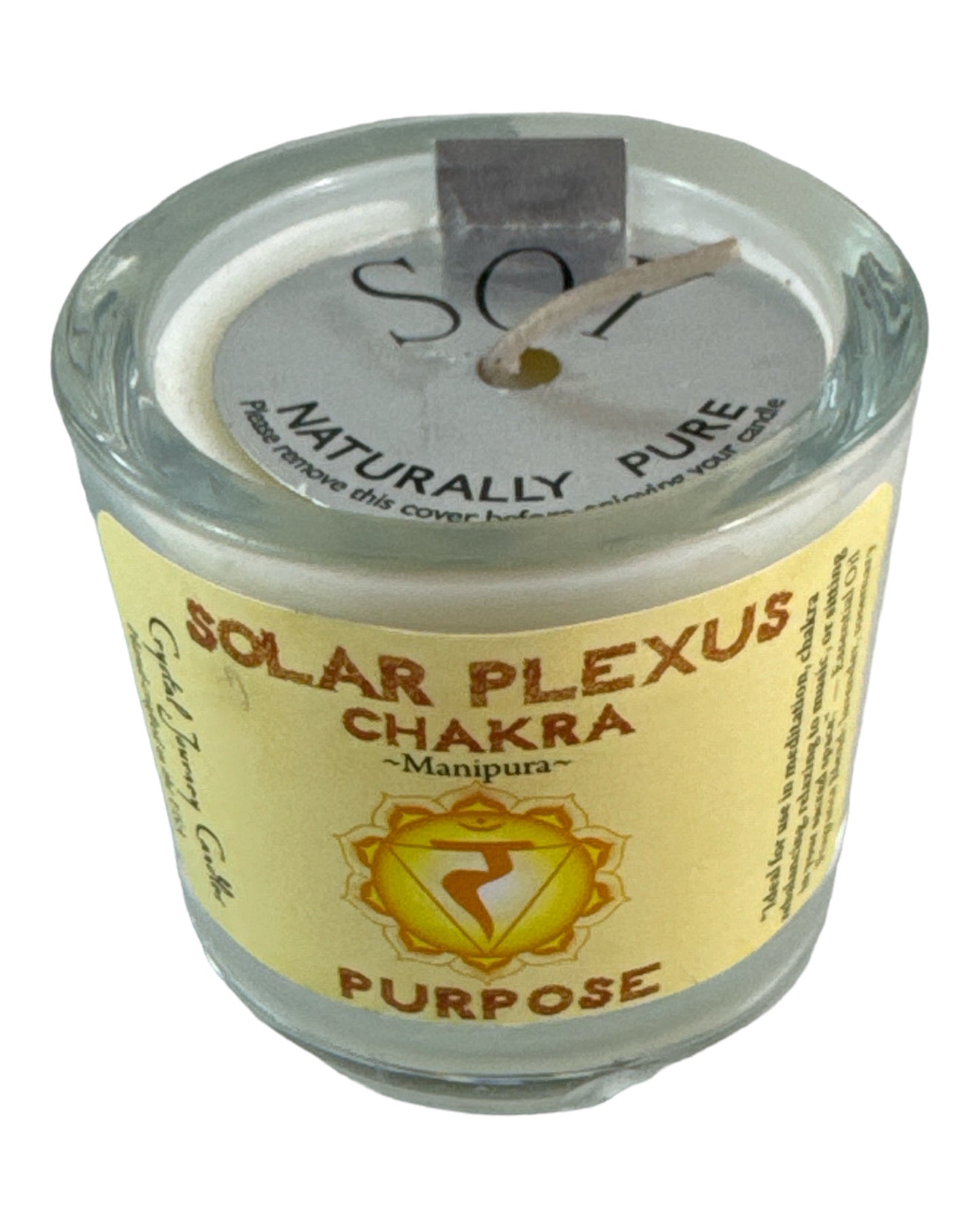 Solar Plexus Chakra Soy Wax Candle
