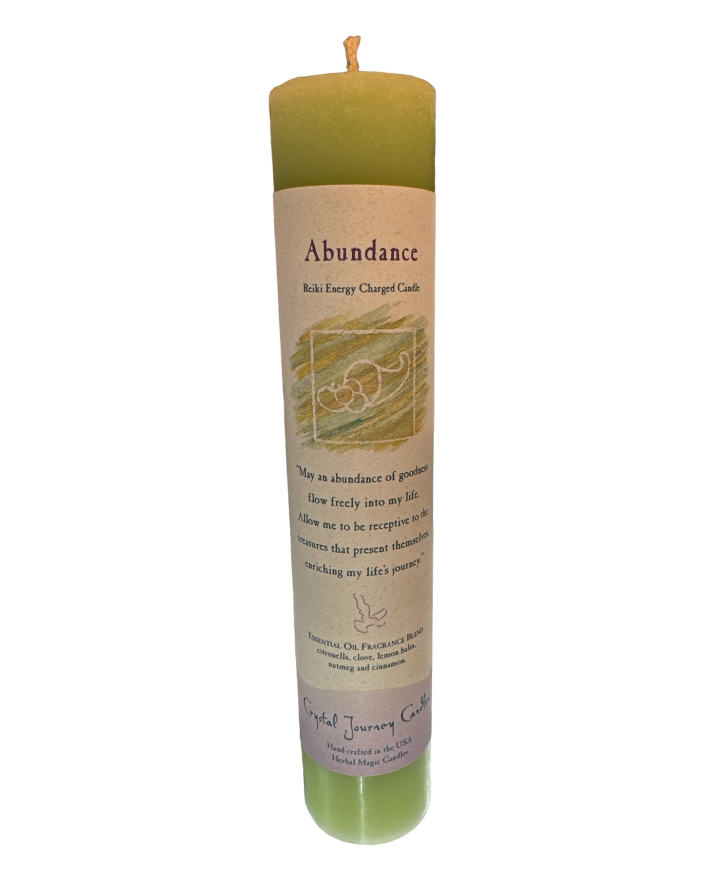 Abundance Pillar Candle 7"