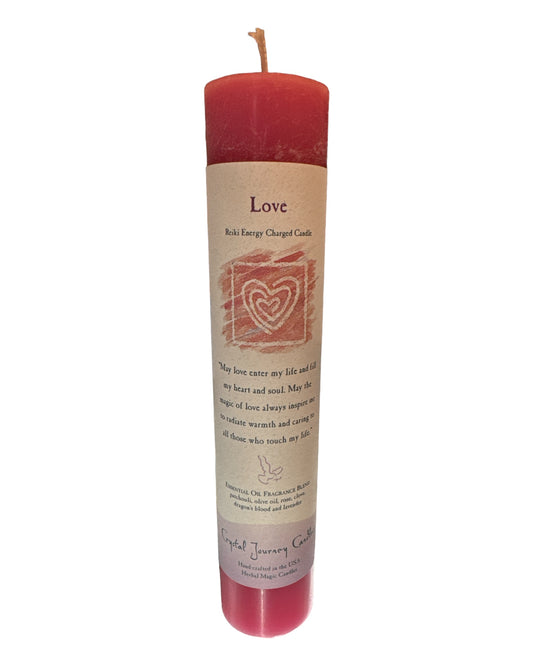 Love Pillar Candle 7"