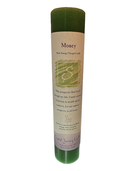 Money Pillar Candle 7"