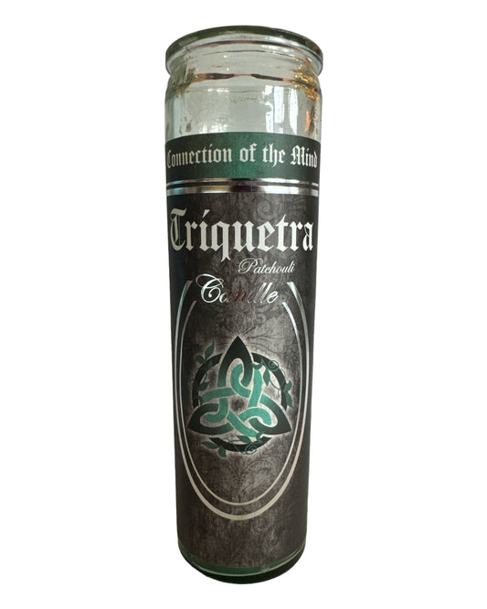 Triquetra- Connection of the mind 7 Day Candle 9  (Patchouli)